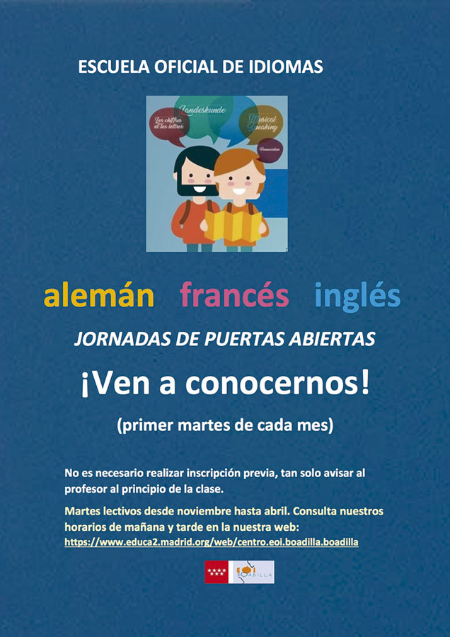 Puertas abiertas en la Escuela Oficial de Idiomas.