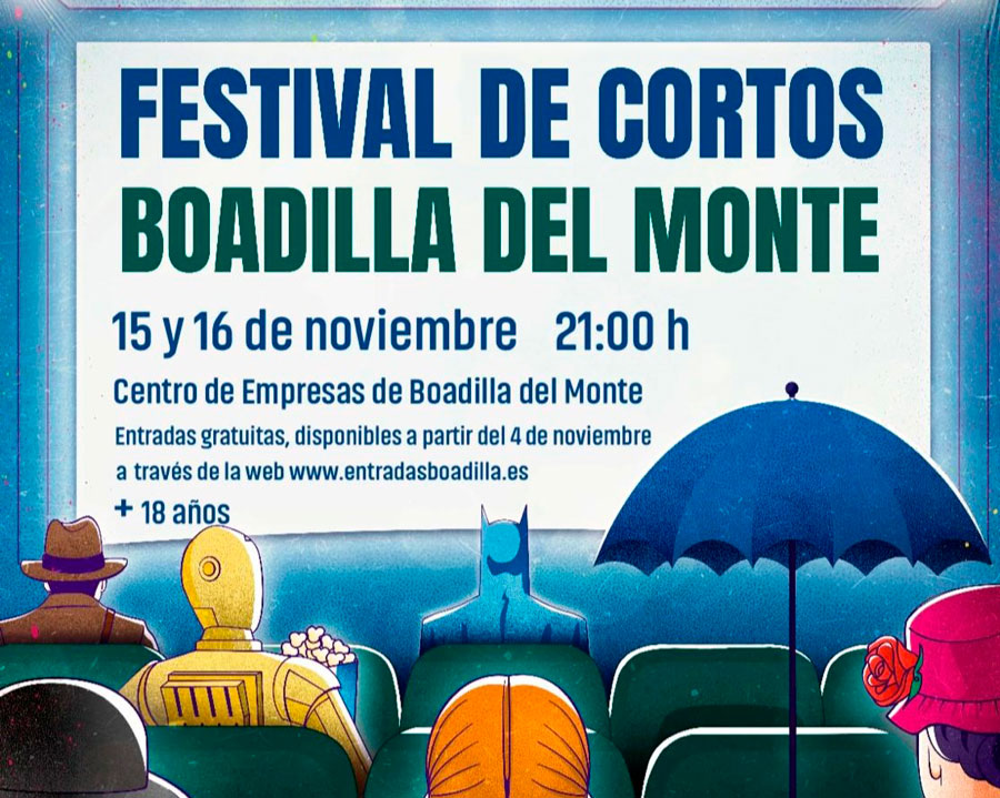 El Festival de Cortos de Boadilla del Monte proyectará 14 cortometrajes galardonados en los Premios Fugaz