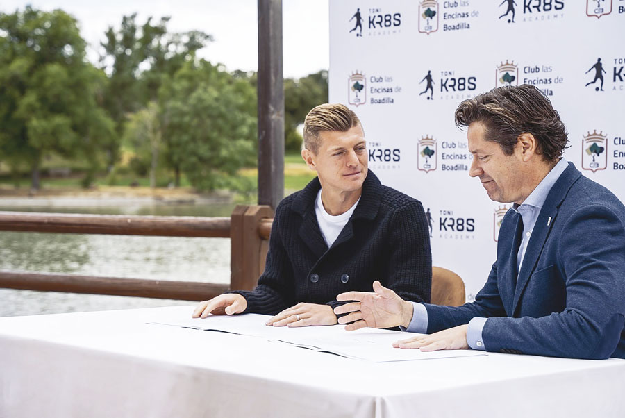 Toni Kroos elige el Club Las Encinas para abrir su academia