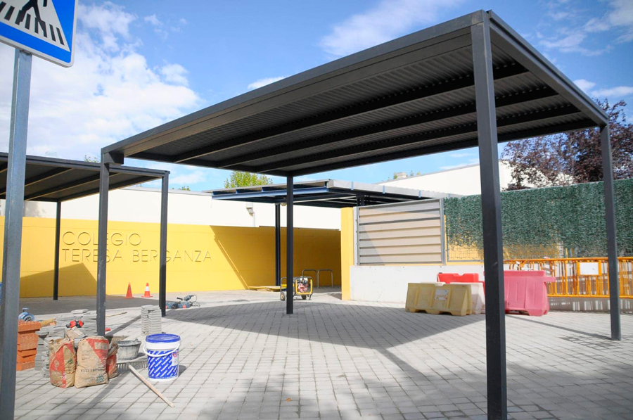 CEIP Teresa Berganza: obras de remodelación en la entrada y el aparcamiento 