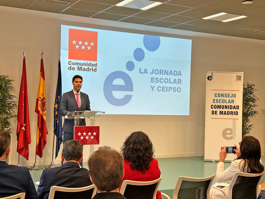 La Comunidad de Madrid apuesta por recuperar la jornada partida en los centros públicos