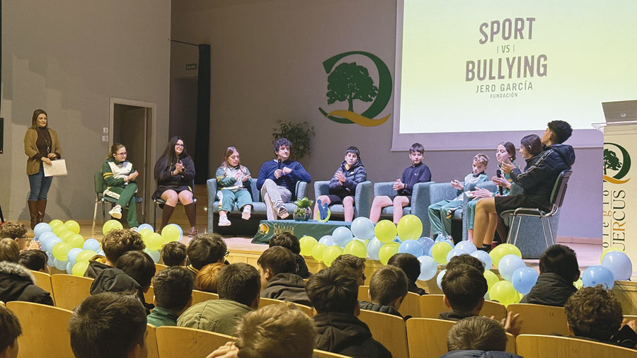 Jero García, nuevo padrino del Programa Tutoría entre Iguales (TEI) del Colegio Quercus de Boadilla del Monte Jero García, nuevo padrino del Programa Tutoría entre Iguales (TEI) del Colegio Quercus de Boadilla del Monte