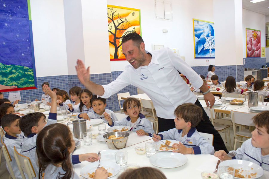 El chef Fran Vicente prepara un menú exclusivo para todo el Casvi Boadilla El chef Fran Vicente prepara un menú exclusivo para todo el Casvi Boadilla