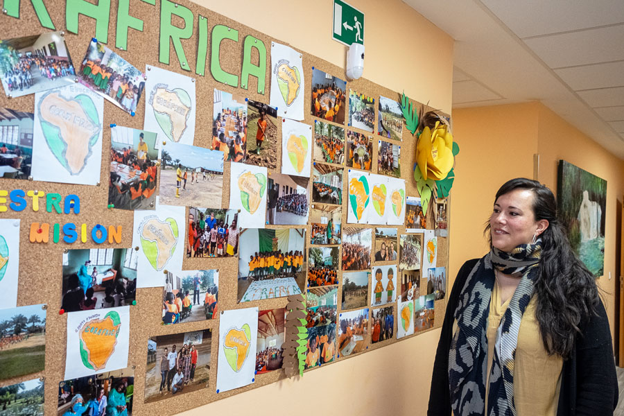 Susana González Romero, directora de Coráfrica, colegio en Bata (Guinea Ecuatorial)