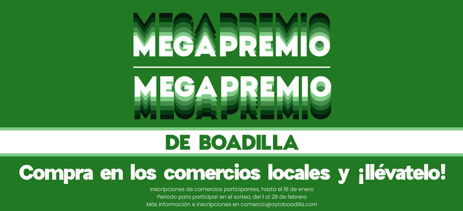 Los comercios de Boadilla se suman al Mega Premio