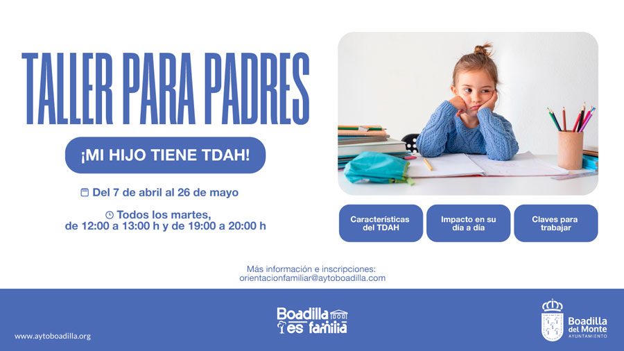 Taller para padres con niños con TDAH Taller para padres con niños con TDAH