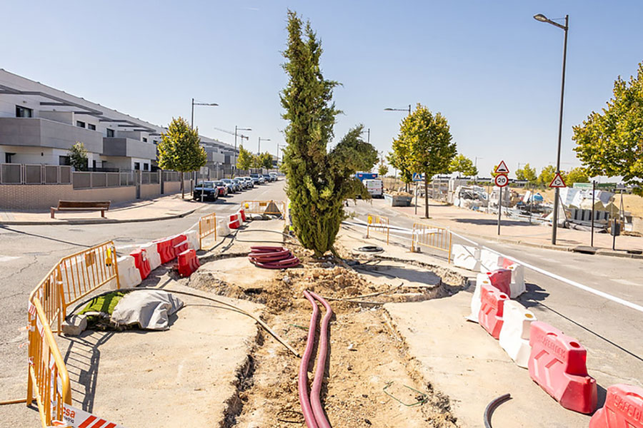 Dos nuevas rotondas en la avenida Monte Romanillos de Boadilla del Monte Dos nuevas rotondas en la avenida Monte Romanillos de Boadilla del Monte