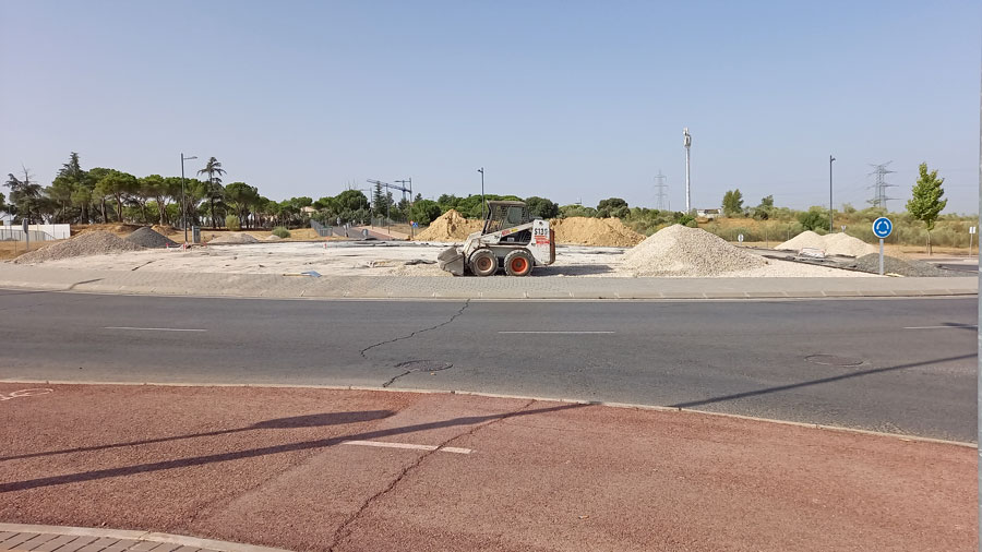 Preparando la pista para el 'aterrizaje' del F-1 en Boadilla del Monte