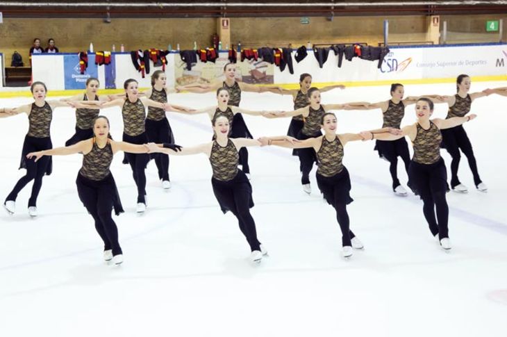 Patinaje sincronizado sobre hielo Team Mirum Majadahonda