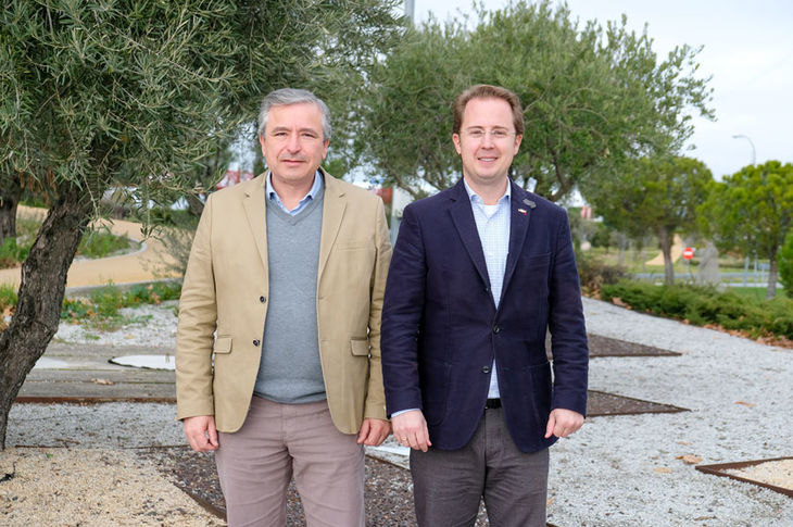 Juan Pineda y Francisco Boza, concejales de VOX en el Ayuntamiento de Boadilla del Monte