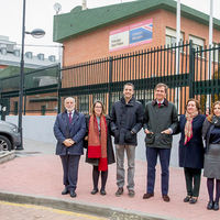 Visita del alcalde Boadilla del Monte, Antonio González Terol, al CEIP Príncipe Don Felipe, que se convertirá en CEIPSO desde el próximo curso.