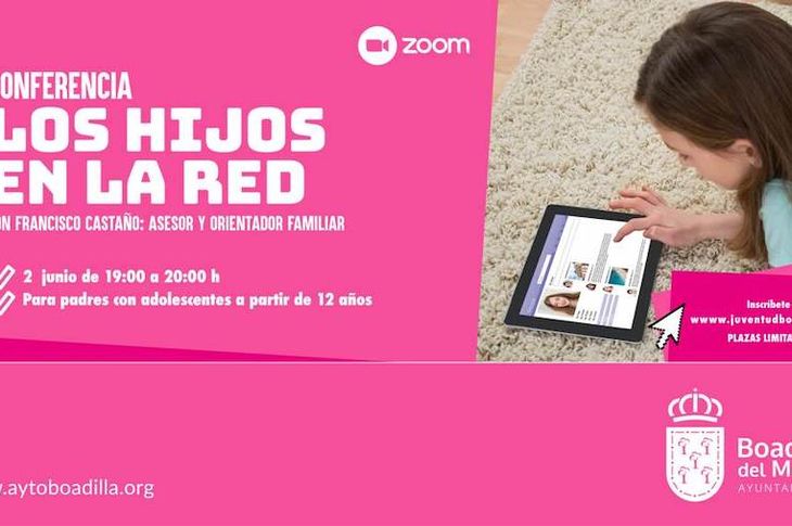 'Los hijos en la red', charla online sobre jóvenes y nuevas tecnologías