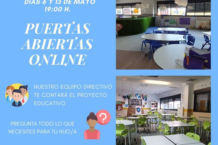 Colegio Arcadia: el 6 y el 13 de mayo, puertas abiertas online